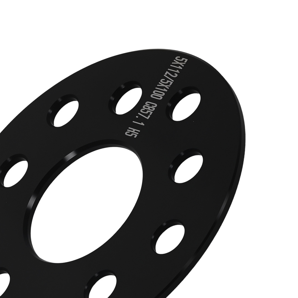 2x Distanziali 5mm compatibile per Audi TT 5x112 5x100 CB 57.1mm M14x1.5 Lega Alluminio
