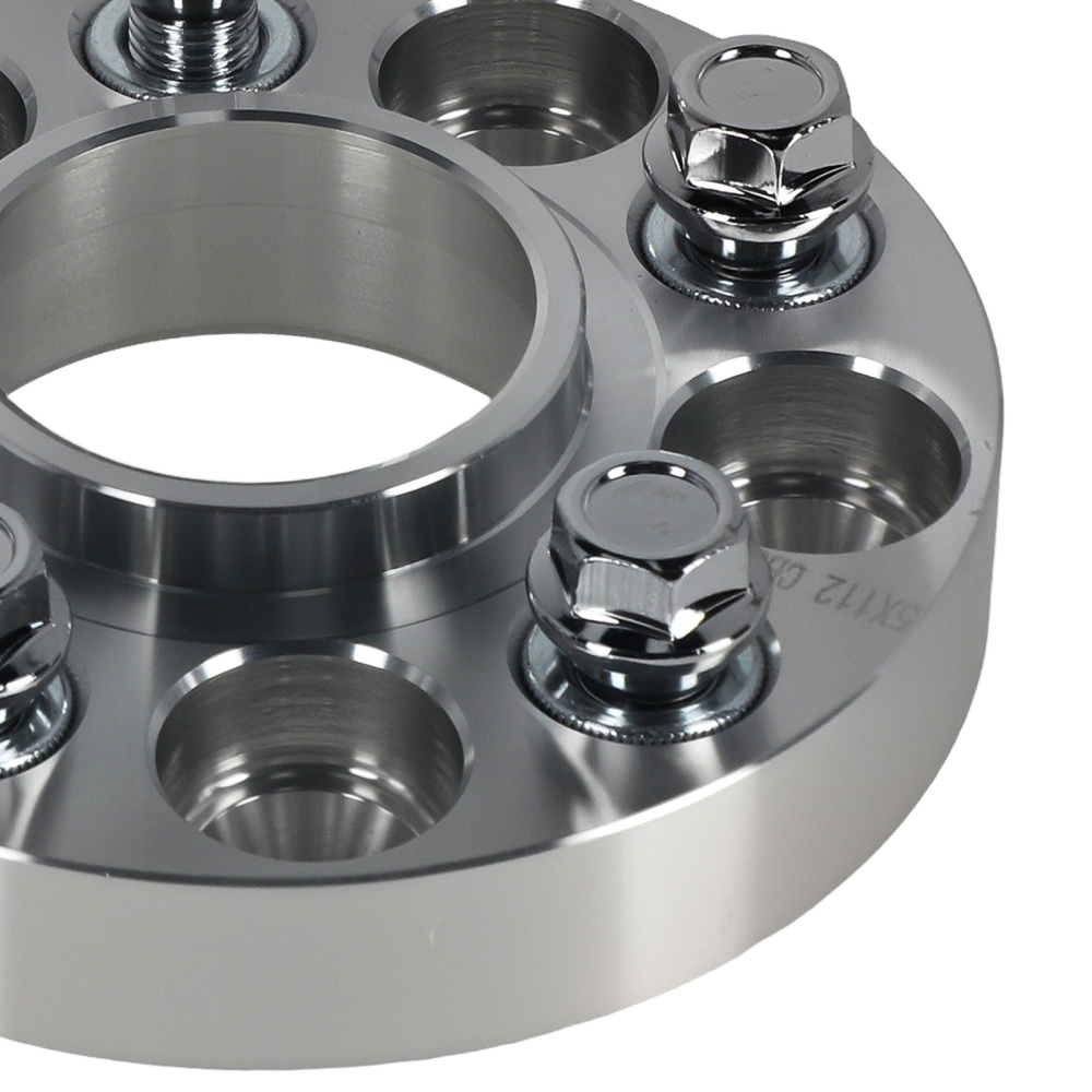 2 Distanziali 25mm 5x112 compatibile per AUDI A6 4G 4G2 2011+ M14x1.5 Alu Hub 66.5mm