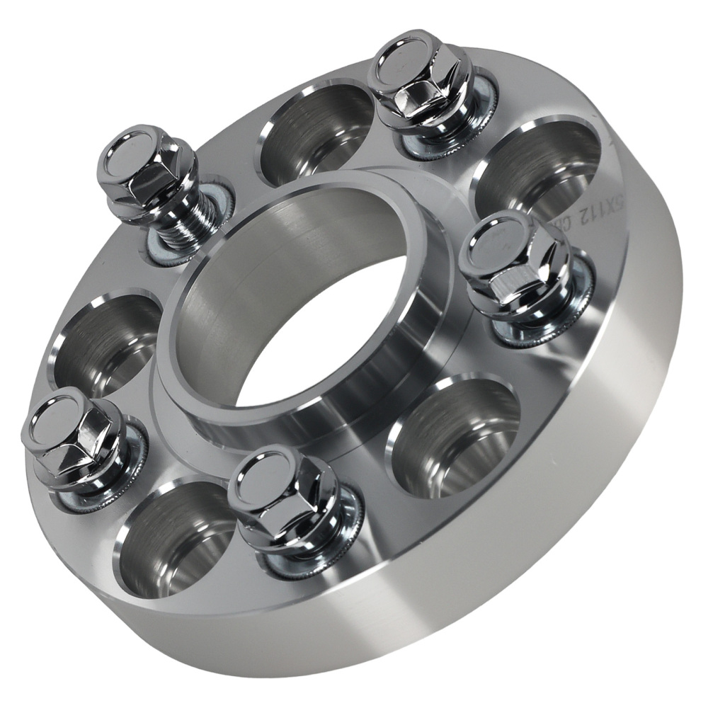 2 Distanziali 25mm 5x112 compatibile per AUDI A6 4G 4G2 2011+ M14x1.5 Alu Hub 66.5mm