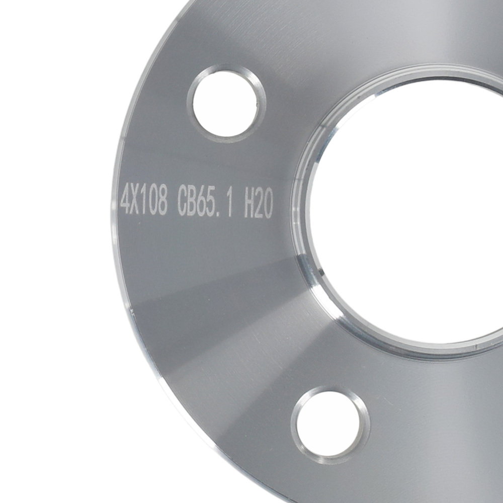 2 Distanziali 20mm 4x108 CB 65.1 compatibile per Peugeot 106 206 306 307 308 M12x1.25mm