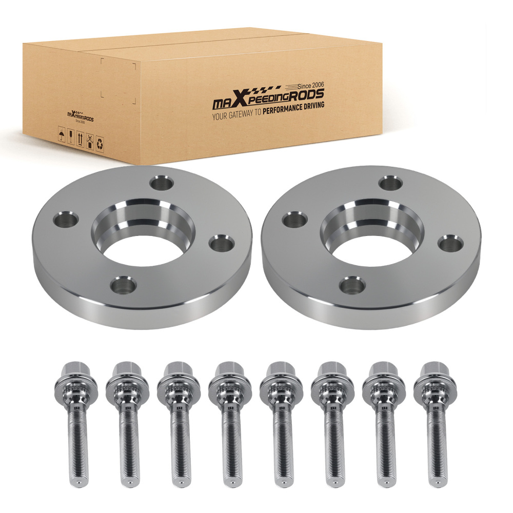 2 Distanziali 20mm 4x108 CB 65.1 compatibile per Peugeot 106 206 306 307 308 M12x1.25mm