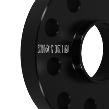 2PC 20mm 5x100/5x112 6061 Aluminum Wheel Spacers compatible for fit for VW Audi 57.1mm M14x1.5