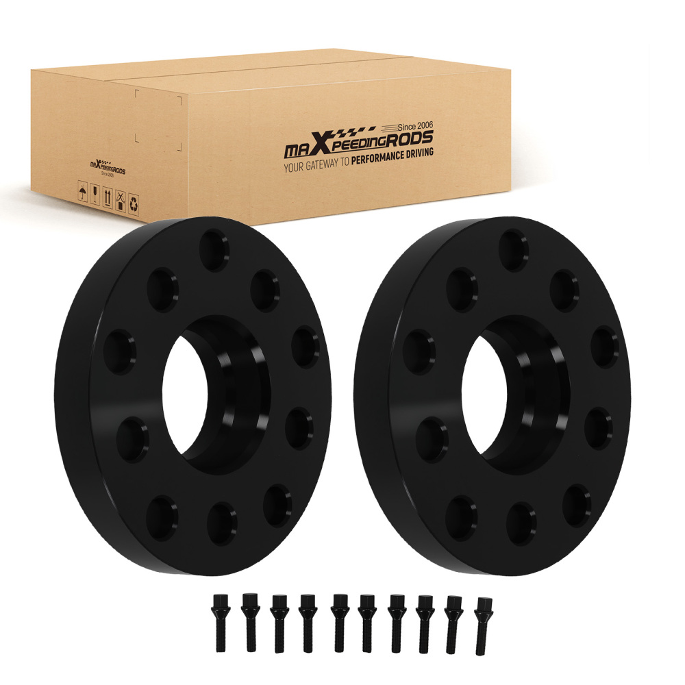 2PC 20mm 5x100/5x112 6061 Aluminum Wheel Spacers compatible for fit for VW Audi 57.1mm M14x1.5