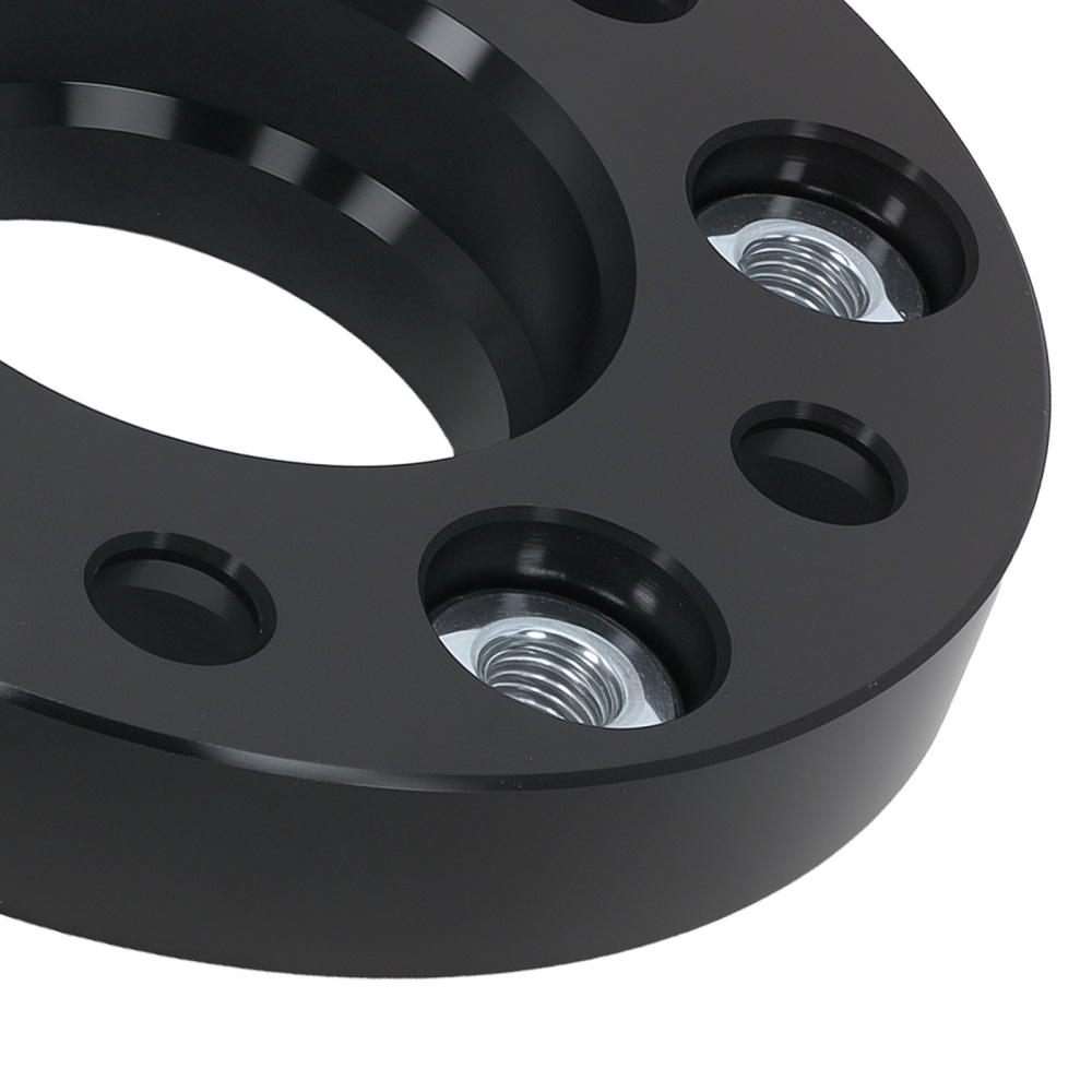 2x Distanziali 25mm 5x120 72.6mm compatibile per BMW 1/3/5 Serie M12x1.5 Lega 6061-T6