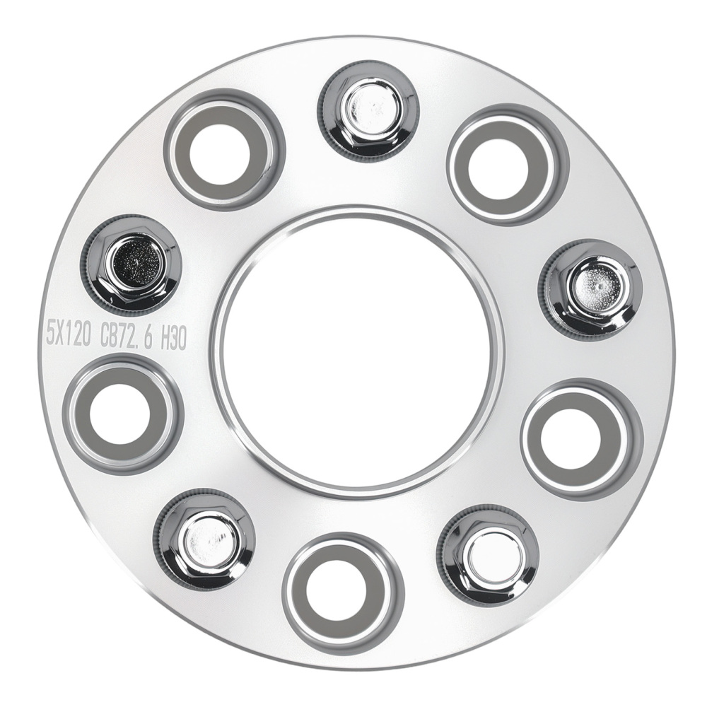 2x Distanziali 30mm 5x120 compatibile per BMW Serie 1 3 5 Alluminio 6061-T6 CB 72.6mm