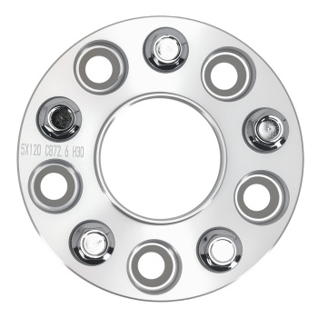 2x Distanziali 30mm 5x120 compatibile per BMW Serie 1 3 5 Alluminio 6061-T6 CB 72.6mm