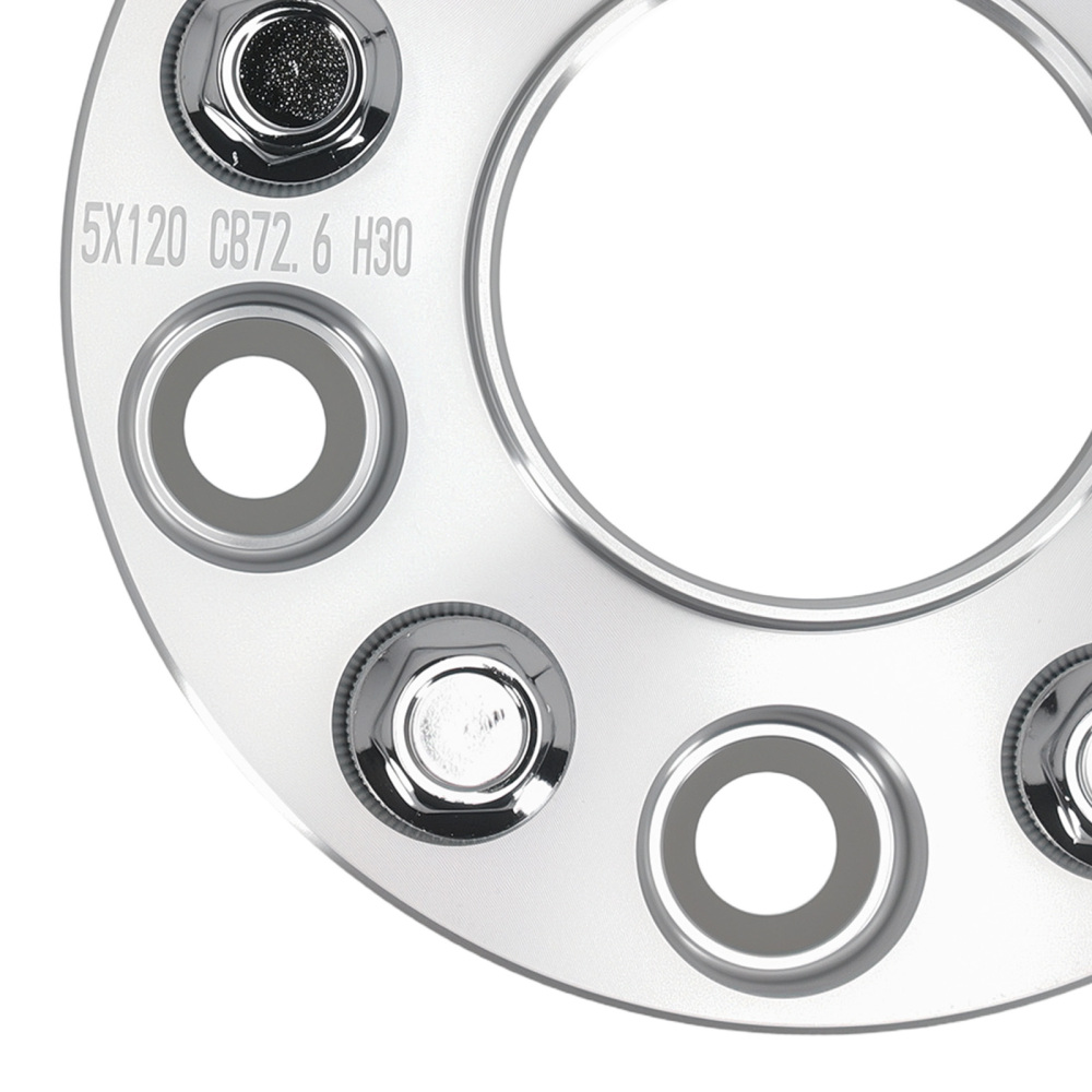 2x Distanziali 30mm 5x120 compatibile per BMW Serie 1 3 5 Alluminio 6061-T6 CB 72.6mm