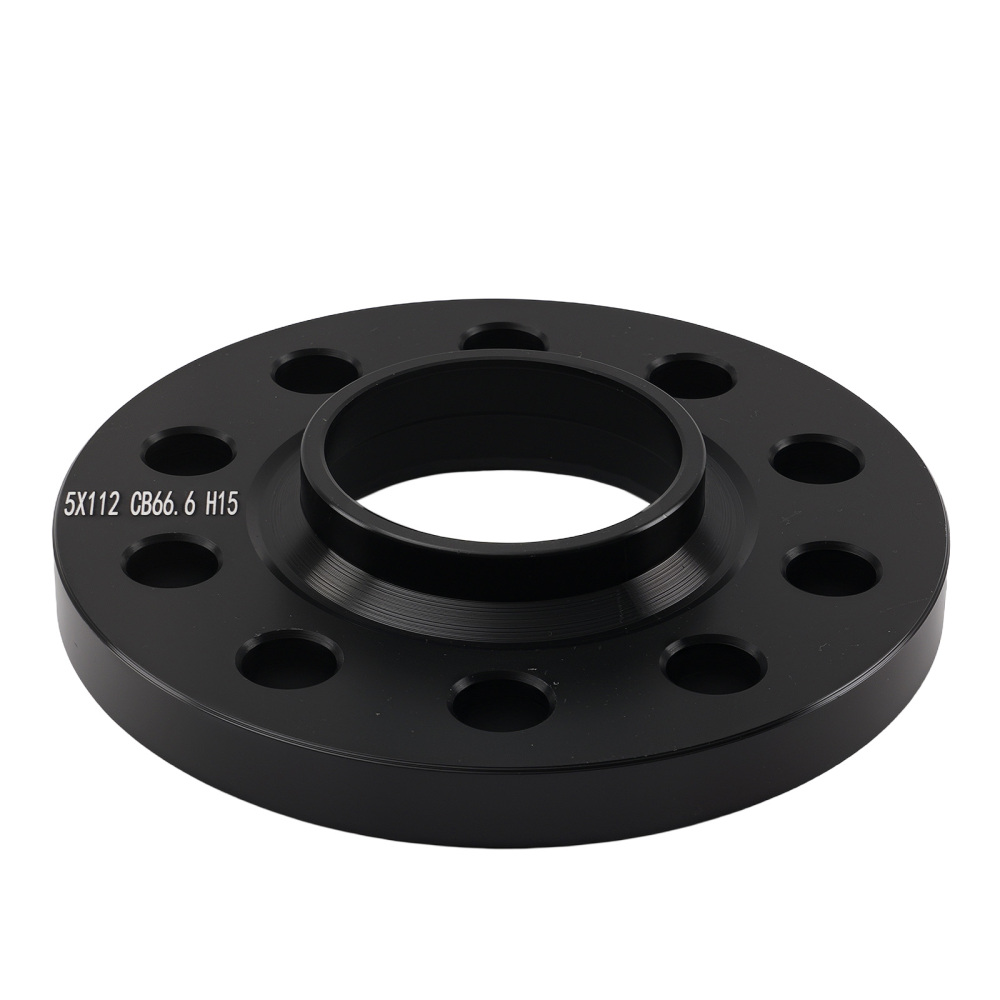 15mm 20mm Alloy Wheel Spacers compatible for Audi SQ5 2014-2015 5x112mm M14x1.5 Black Set