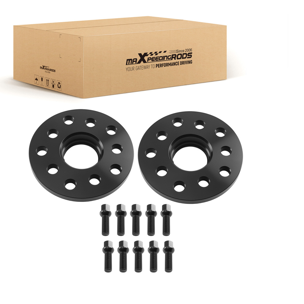 2pcs 12mm 5x100/5x112 Aluminium Spacers compatible for VW/Audi/Seat 57.1mm Hub Centric