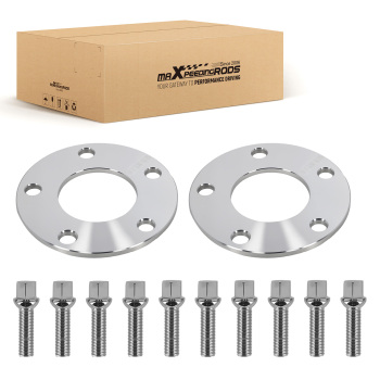 2pz Distanziali 7mm 5x120 compatibile per BMW Serie 1 Serie 3 Alluminio 6061-T6