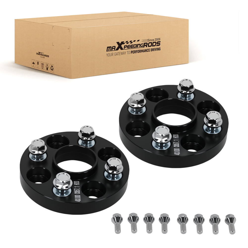 Distanziali 20mm 4x100 57.1mm compatibile per Skoda Citigo/Compatibile per VW UP/Compatibile per Seat Mii Lega Alluminio