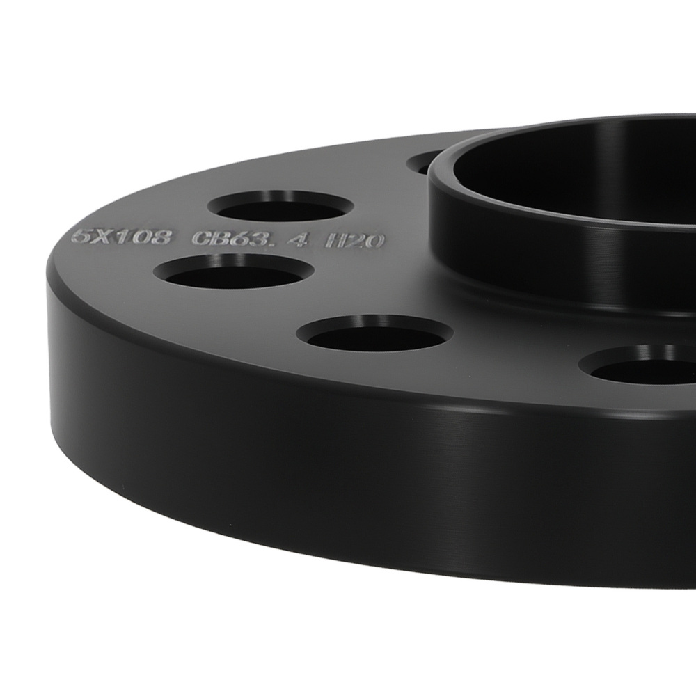 2x Distanziali 20mm 5x108 compatibile per Volvo Alluminio 6061-T6 M14x1.5x50 Foro 63.4mm