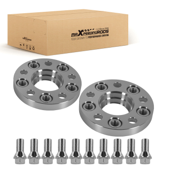 2x Distanziali 20mm 5x112 M14x1.5 compatibile per AUDI A4 Avant B8 Alluminio 66.5mm