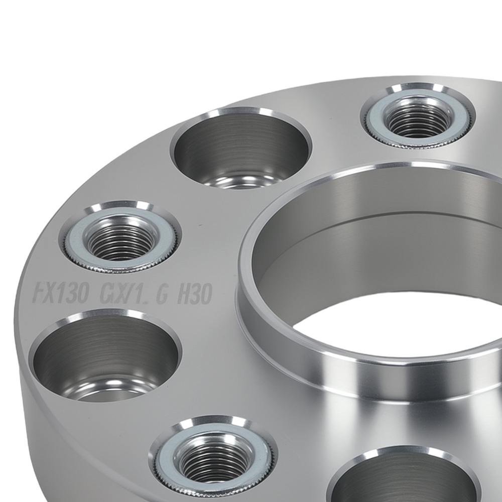Élargisseur 30mm compatible pour Porsche 911/Boxster/Cayman PCD 5x130 Moyeu 71.6mm Aluminium