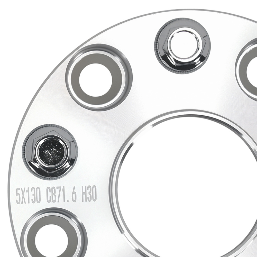 Élargisseur 30mm compatible pour Porsche 911/Boxster/Cayman PCD 5x130 Moyeu 71.6mm Aluminium
