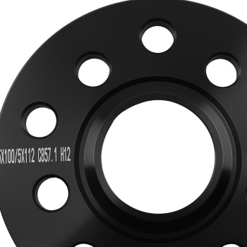 4pcs 12mm + 15mm Wheel Spacers compatible for Audi A3/TT 5x100/5x112 57.1 CB M14x1.5