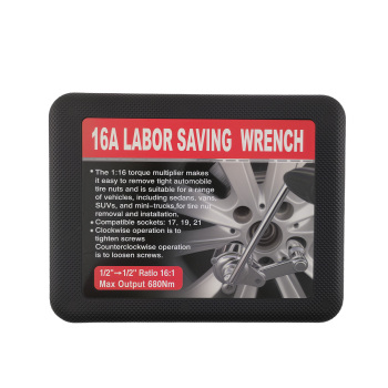 1/2in Drive Heavy Duty Torque Multiplier Lugnut Tool 17/19/21mm 3 Socket