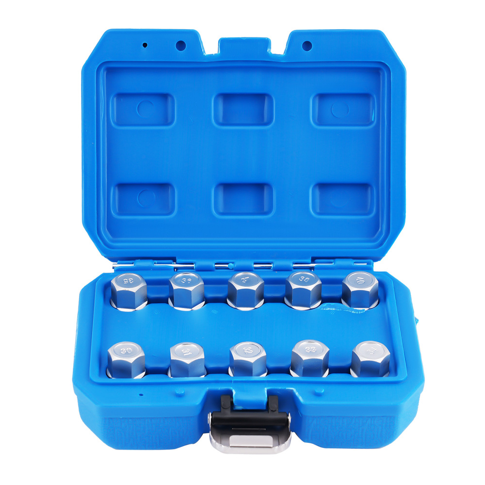 10 Piece Lock Wheel Nut Socket compatible for BMW Vehicles 2000-2023 CRV 1/2in