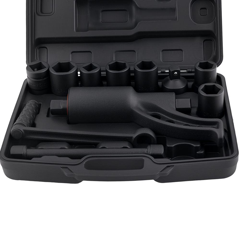 Torque Multiplier Wrench Set 1 Drive 1:64 Lug Nut Remover with 8 Sockets