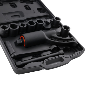 Torque Multiplier Wrench Set 1 Drive 1:64 Lug Nut Remover with 8 Sockets