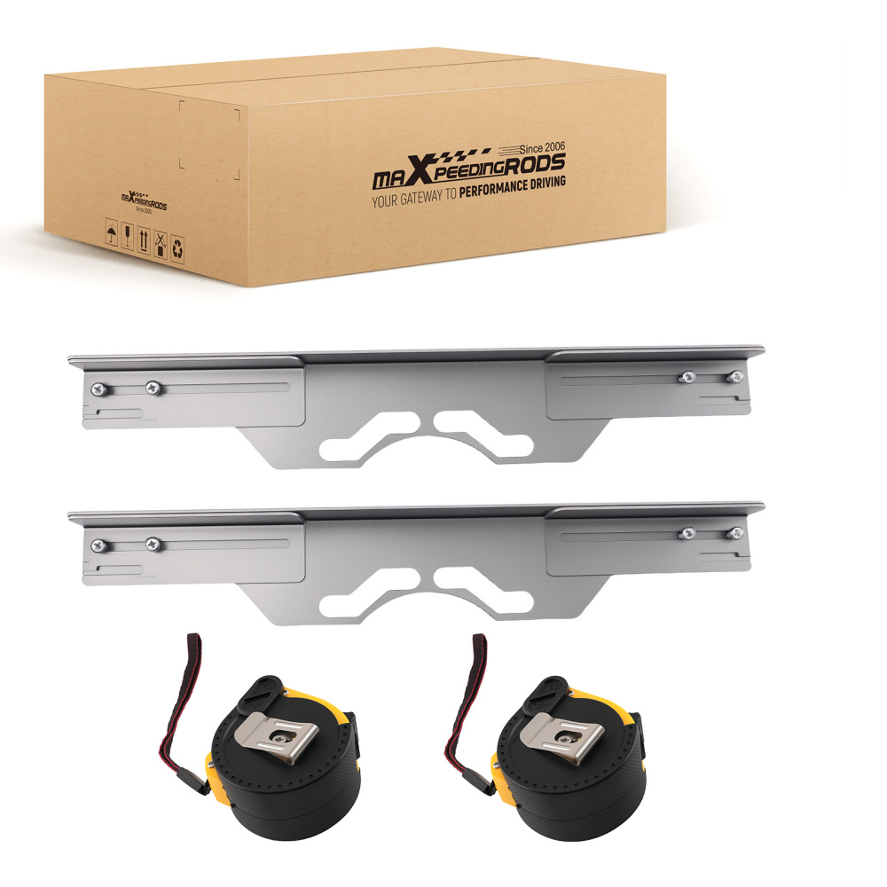 2pcs Carbon Steel Toe Alignment Plates for Vehicle Wheel Calibration Tool