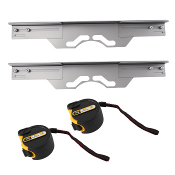 2PCS Carbon Steel Wheel Alignment Calibration Plates Tool with Measuring Tapes