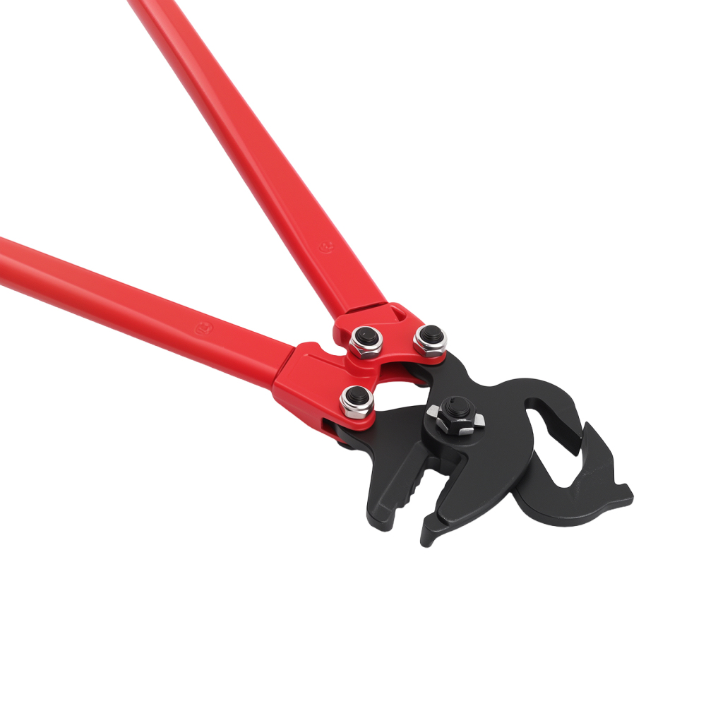 Heavy Duty Snow Tire Chain Plier 32.5 CrV Steel with Red TPR Handle