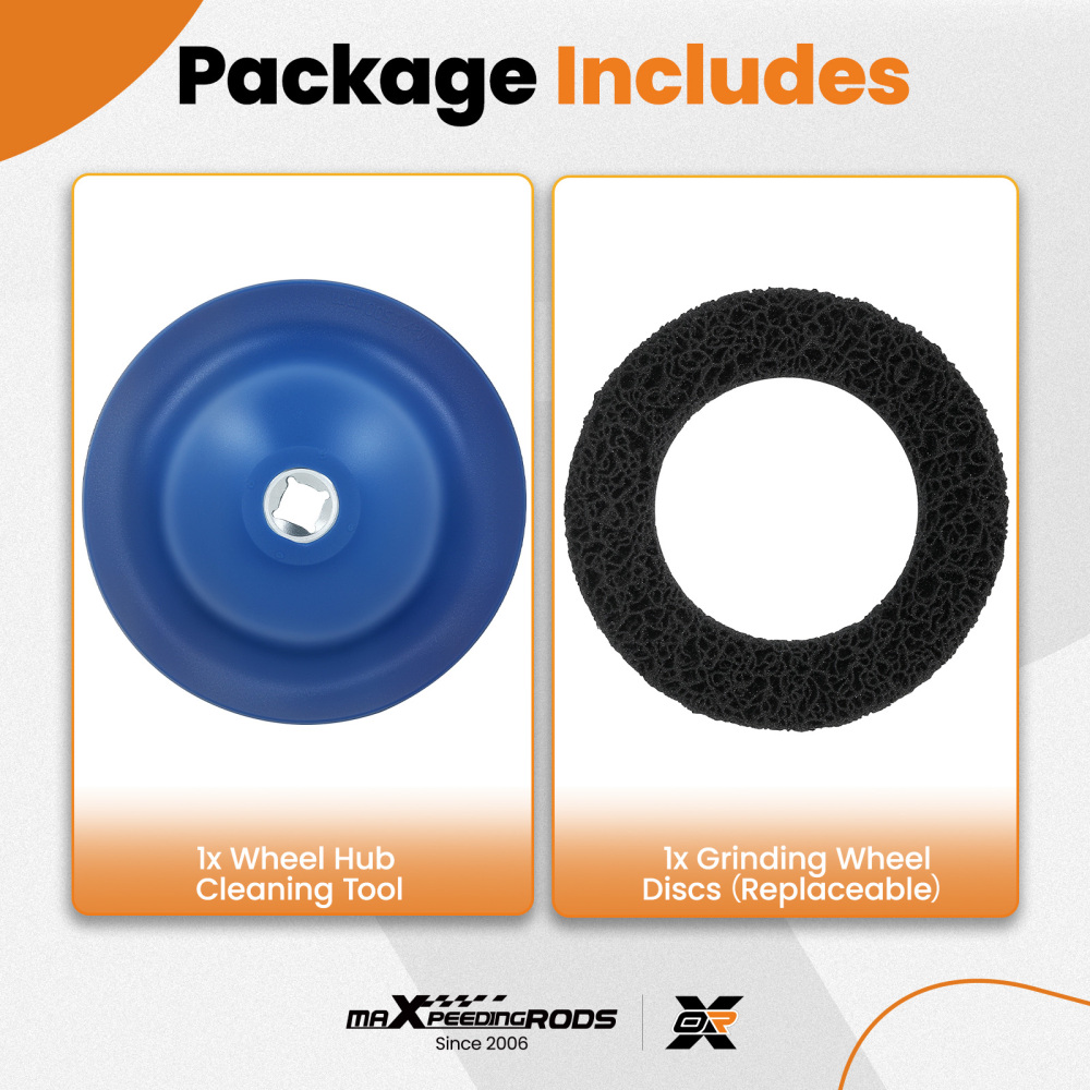 150mm Hub Cleaning Tool for 1/2 Drive Power Tools Wheel Disc Pad 1500 RPM