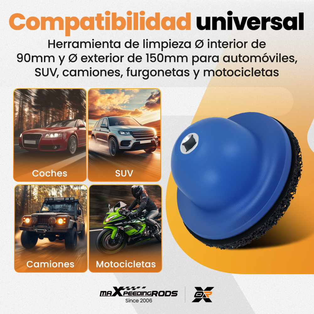 Disco Limpieza 150mm for Auto Herramienta Electrica Carburo Silicio Plastico