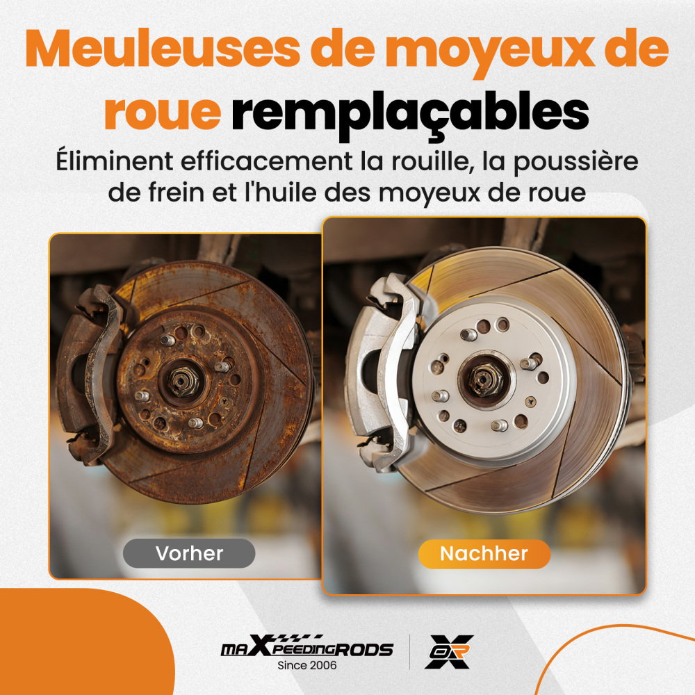Disque Abrasif Moyeux for Outils Électriques 1/2 Carbure Silicium 1500tr/min