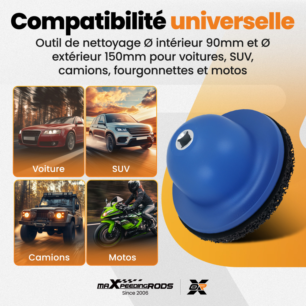 Disque Abrasif Moyeux for Outils Électriques 1/2 Carbure Silicium 1500tr/min