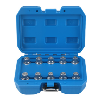 10 Piece Locking Nut Key Remover compatible for VW 17mm Socket Wheel Set 10-21pt CRV