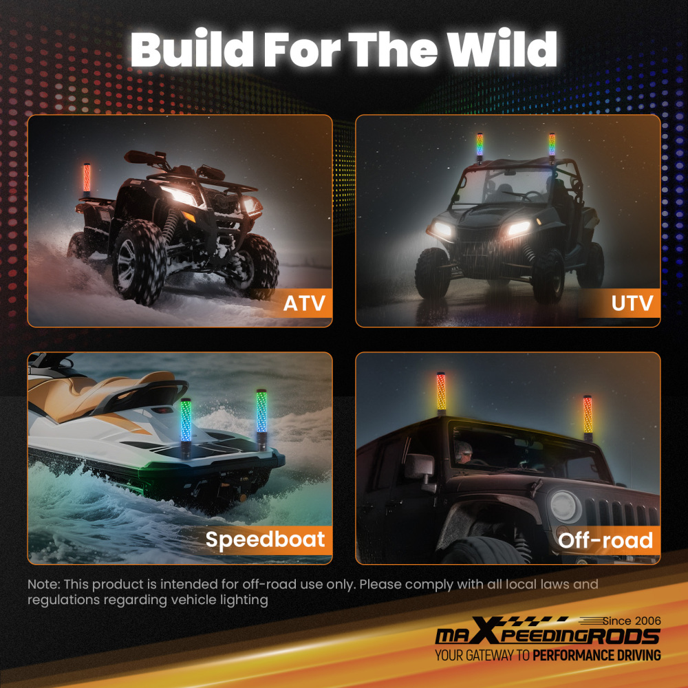 maXpeedingrods 2PCS 1FT 1.9