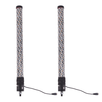 maXpeedingrods 2PCS 2FT Fatty LED Whip Lights with AppRemote Control, 1.9 Fat RGB Spiral Lighted Whip with Music Mode Flags DIY Driving Alignment, Accessories for UTV ATV Truck Motorcycle