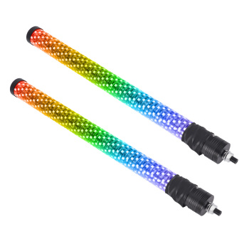 maXpeedingrods 2PCS 2FT Fatty LED Whip Lights with AppRemote Control, 1.9 Fat RGB Spiral Lighted Whip with Music Mode Flags DIY Driving Alignment, Accessories for UTV ATV Truck Motorcycle