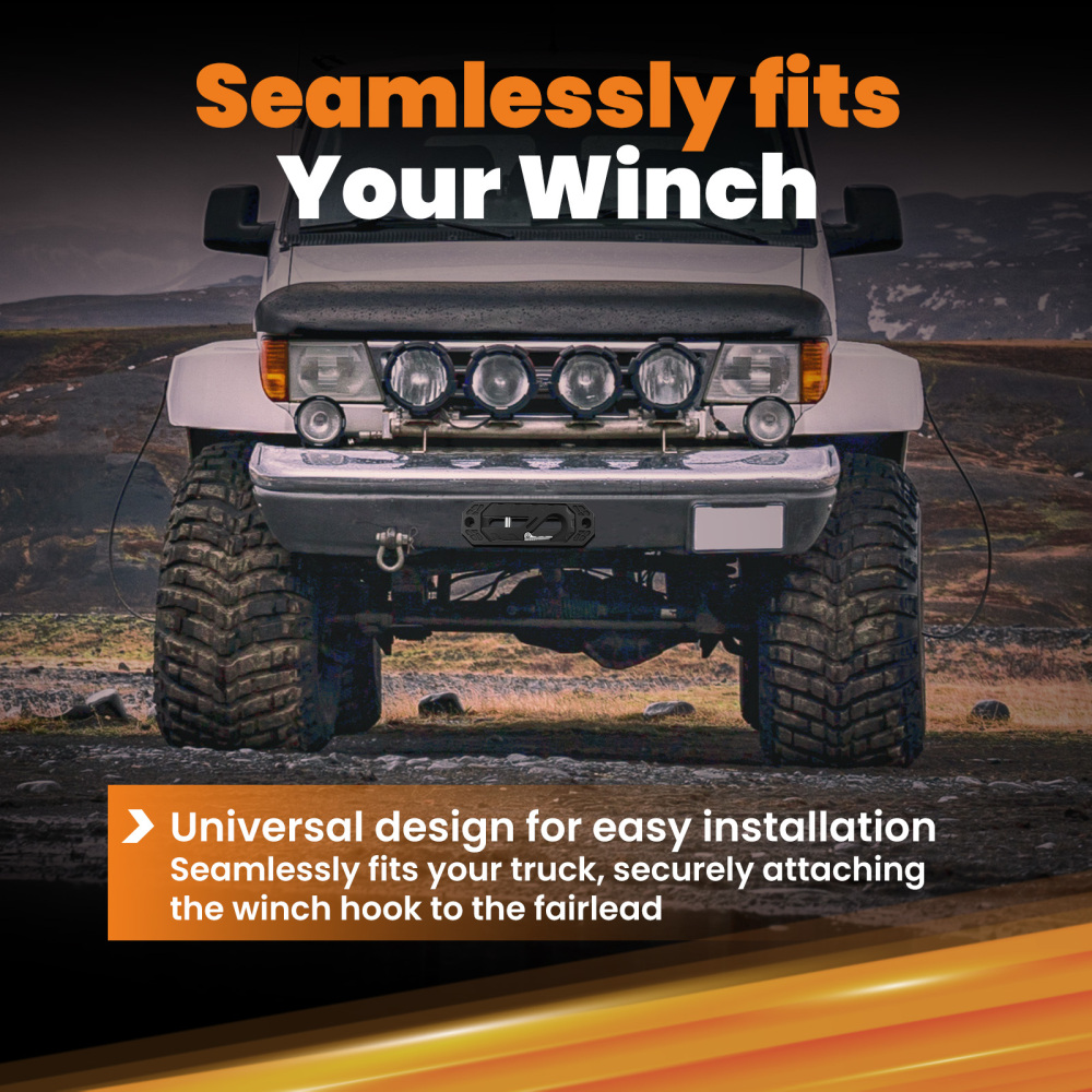 Universal 6061 Aluminum Towing Winch Fairlead Hawse Fairlead MountTowin