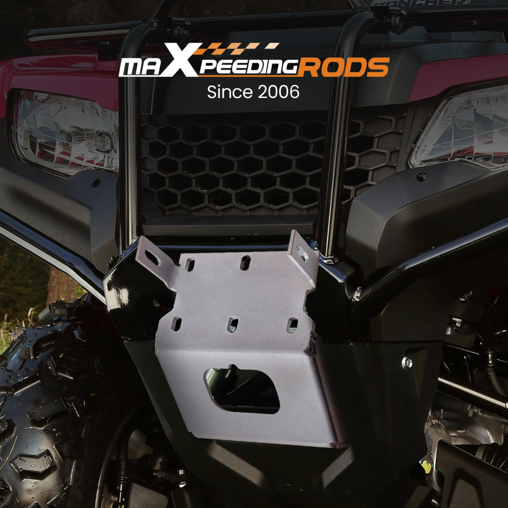 1PC Winch Mount Plate Bracket compatible for Honda Foreman Rancher TRX420 TRX500