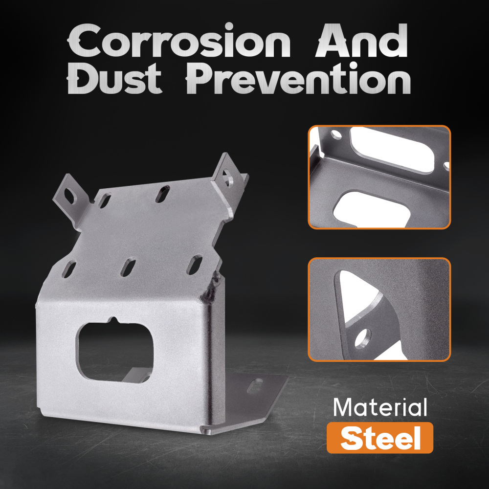 1PC Winch Mount Plate Bracket compatible for Honda Foreman Rancher TRX420 TRX500