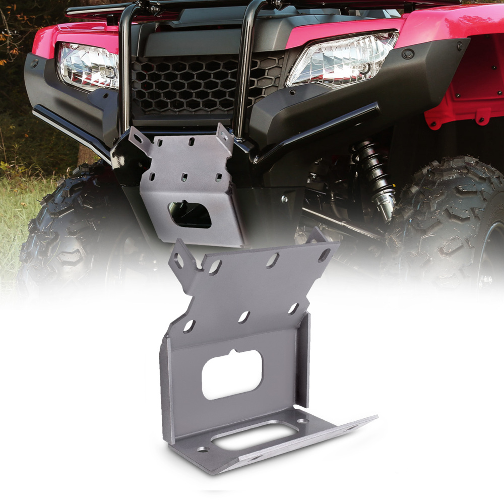 Winch Mount Kit compatible for Honda Foreman Rancher TRX420 TRX500 2014-2022 2023 2024