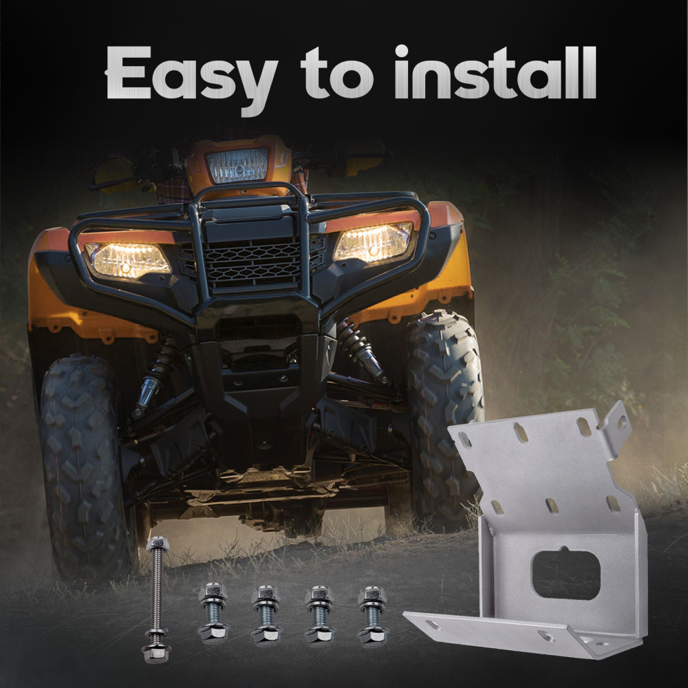 Winch Mount Kit compatible for Honda Foreman Rancher TRX420 TRX500 2014-2022 2023 2024