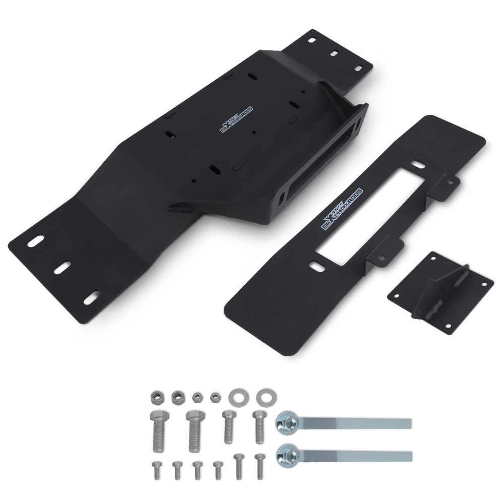 Hidden Winch Mounting Bracket For 2009-2014 compatible for Ford F150 w/ Bumper Heavy-Duty Steel