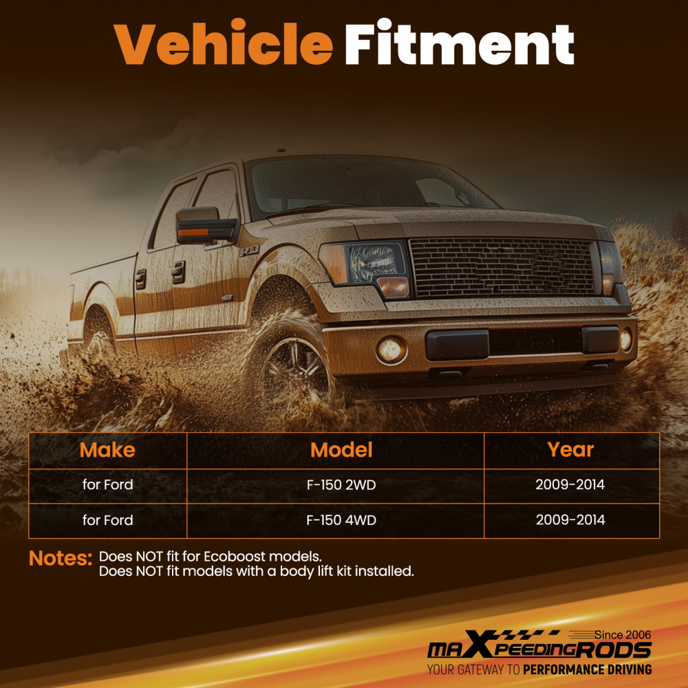 Hidden Winch Mounting Bracket For 2009-2014 compatible for Ford F150 w/ Bumper Heavy-Duty Steel