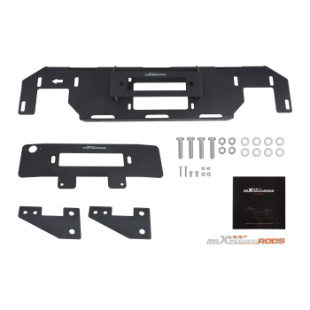 Hidden Winch Mounting Plate Steel compatible for Ford F-150 F150 2WD/ 4WD 2015-2020