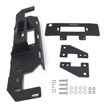 Hidden Winch Mounting Plate Steel compatible for Ford F-150 F150 2WD/ 4WD 2015-2020
