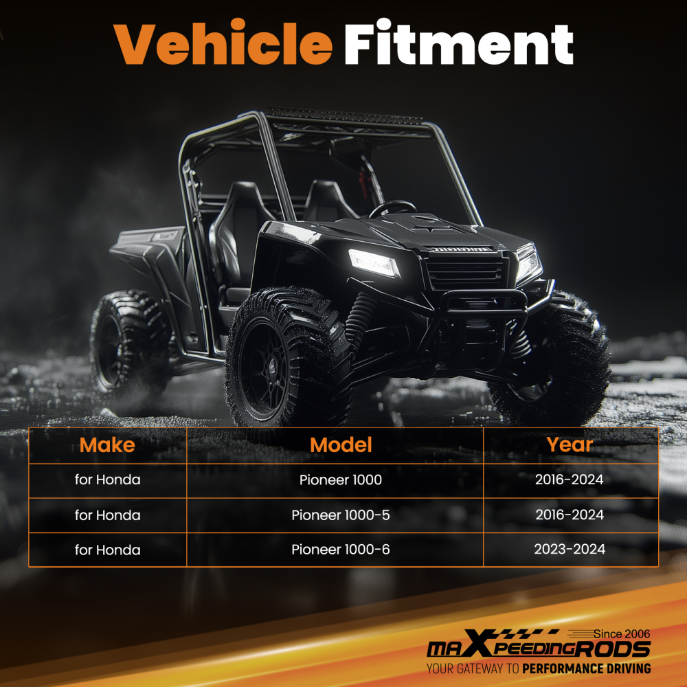 Winch Mounting Bracket Heavy-Duty compatible for Honda Pioneer 1000 1000-5 1000-6 16-24 UTV