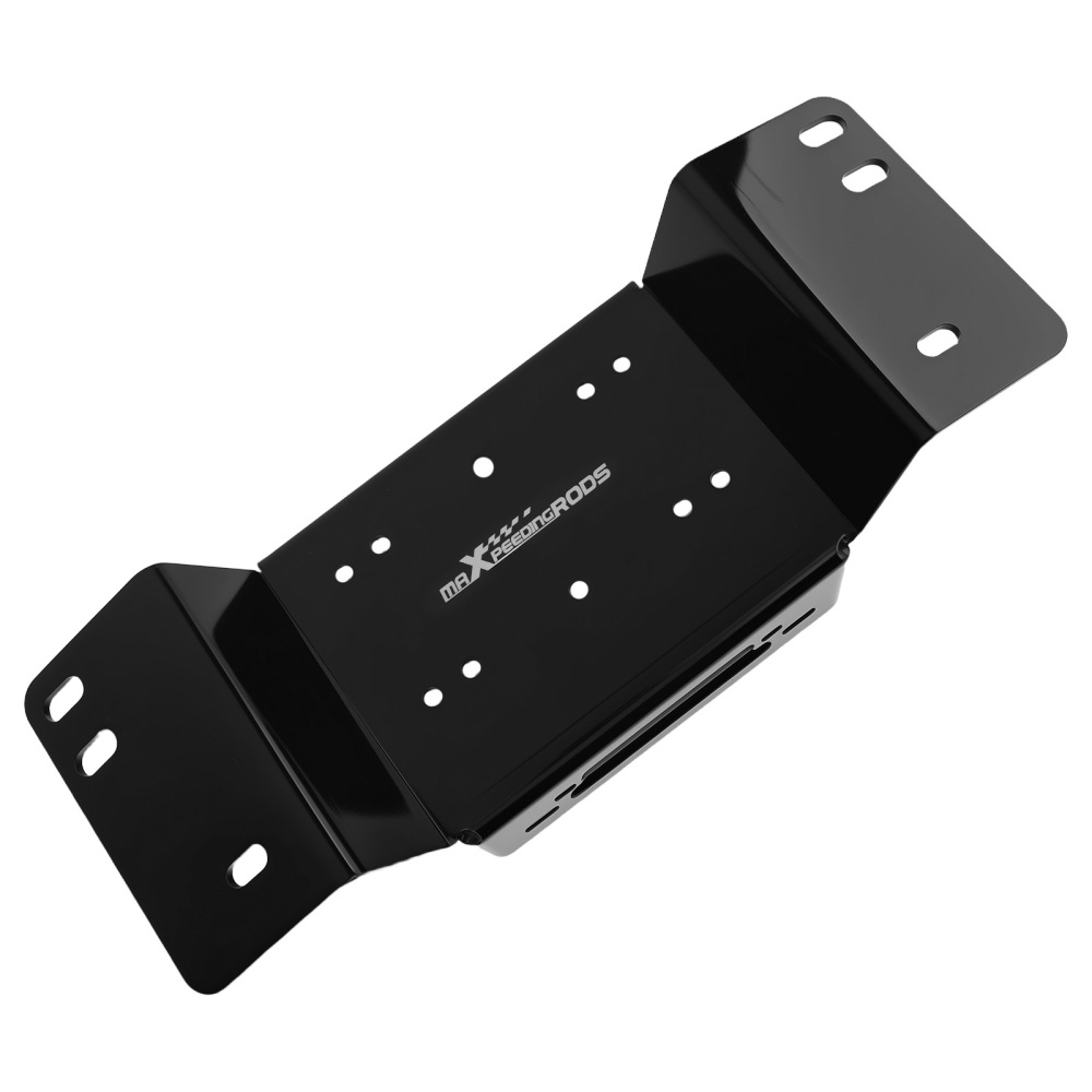Winch Mount compatible for Honda Pioneer 700 700-4 UTV 2014-2024 Black Powder Coated