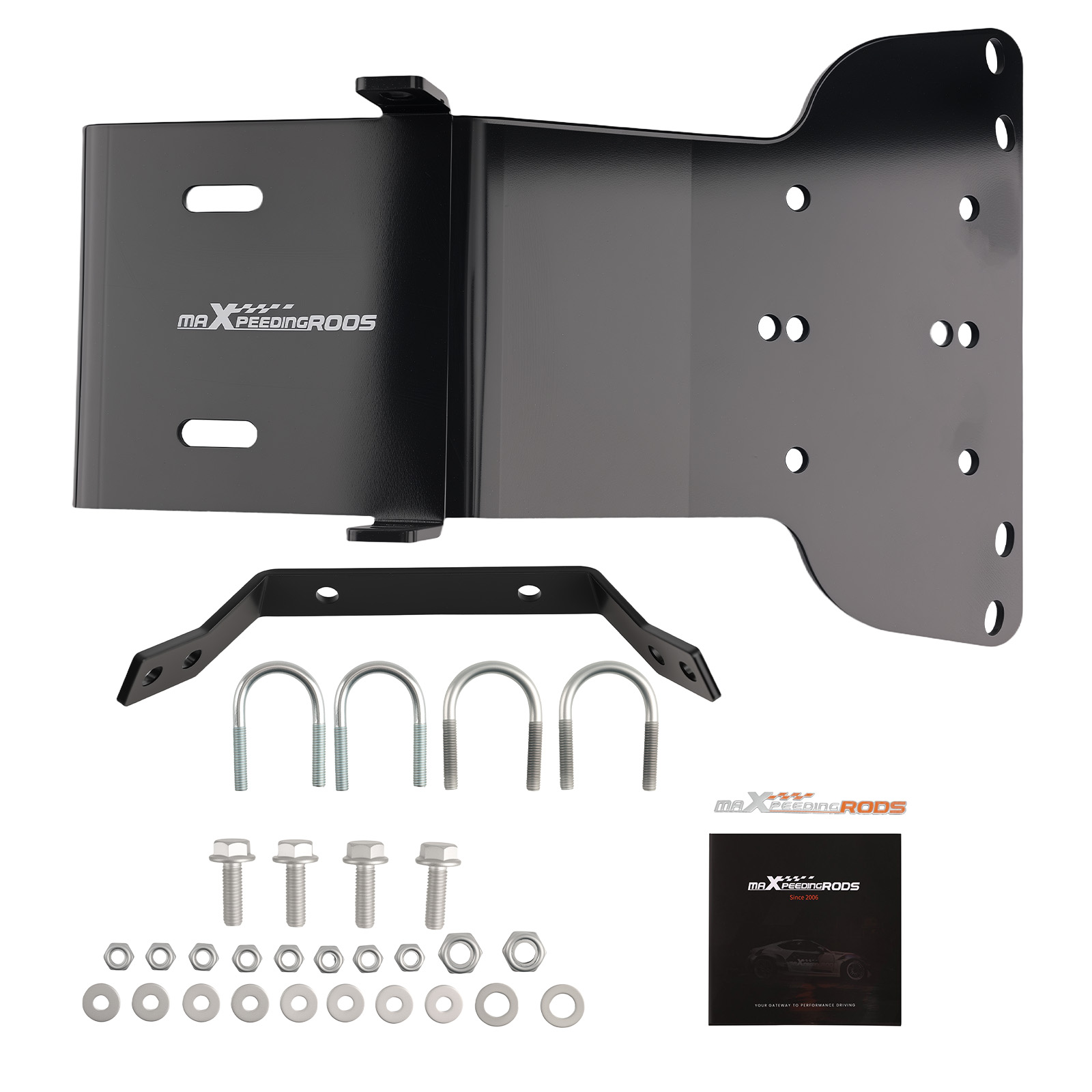 Winch Mount Plate Kit ATV compatible for Honda Rancher 350/400 2000-2007 4-Hole 3x4 7/8