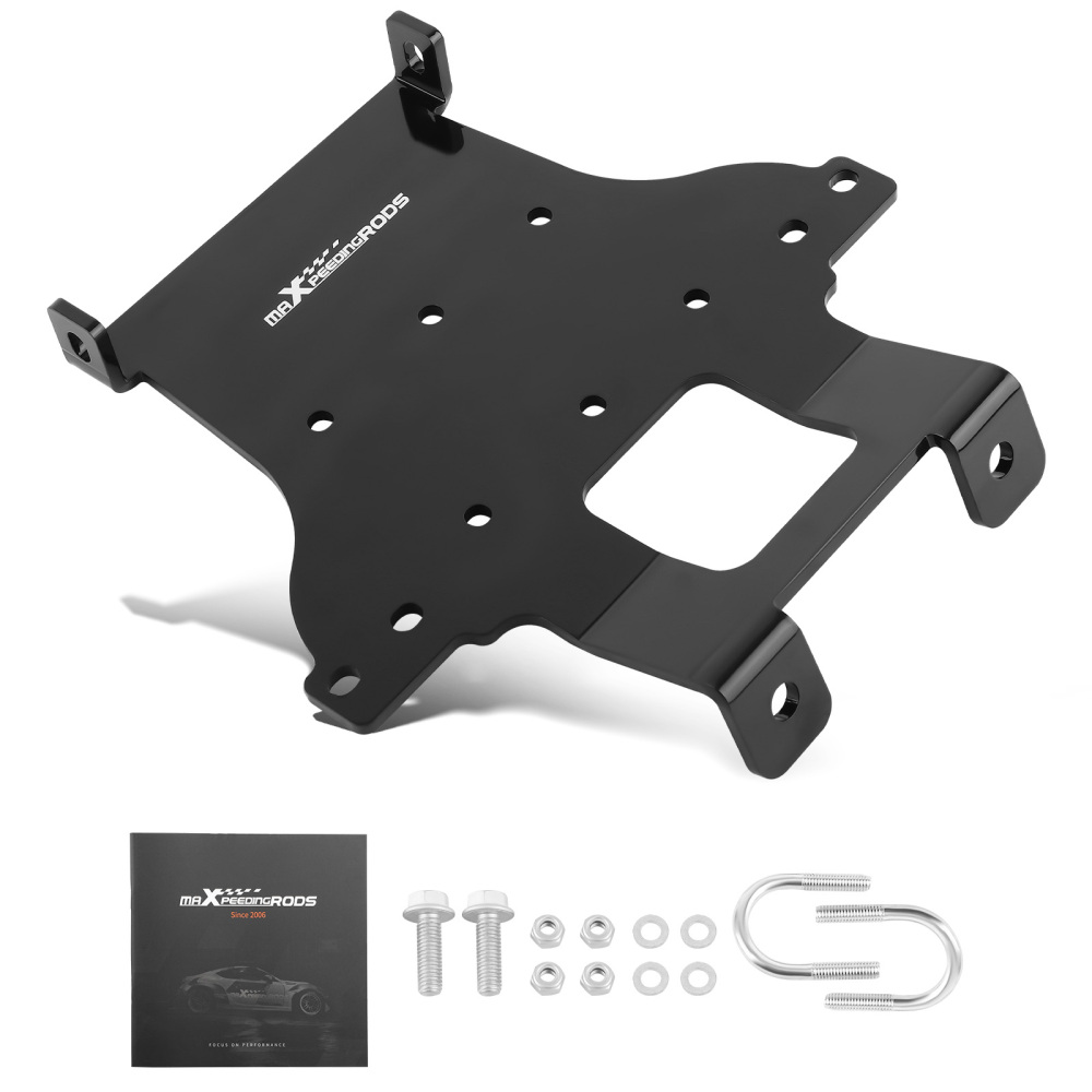 Heavy-Duty ATV Winch Mount Bracket for 2003-2023 compatible for Honda Rincon TRX650 TRX680
