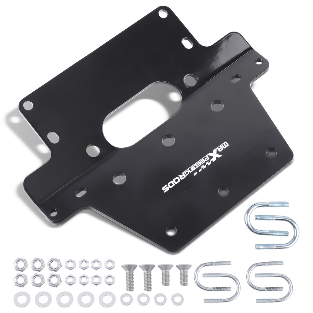 Heavy-Duty ATV Winch Mount for 2014 compatible for Honda TRX420 Rancher AT IRS Standard 4-Hole