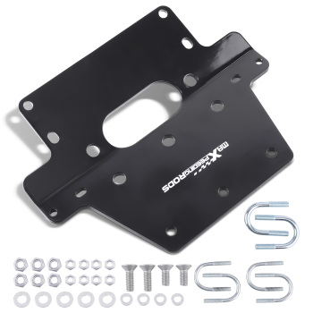 Heavy-Duty ATV Winch Mount for 2014 compatible for Honda TRX420 Rancher AT IRS Standard 4-Hole